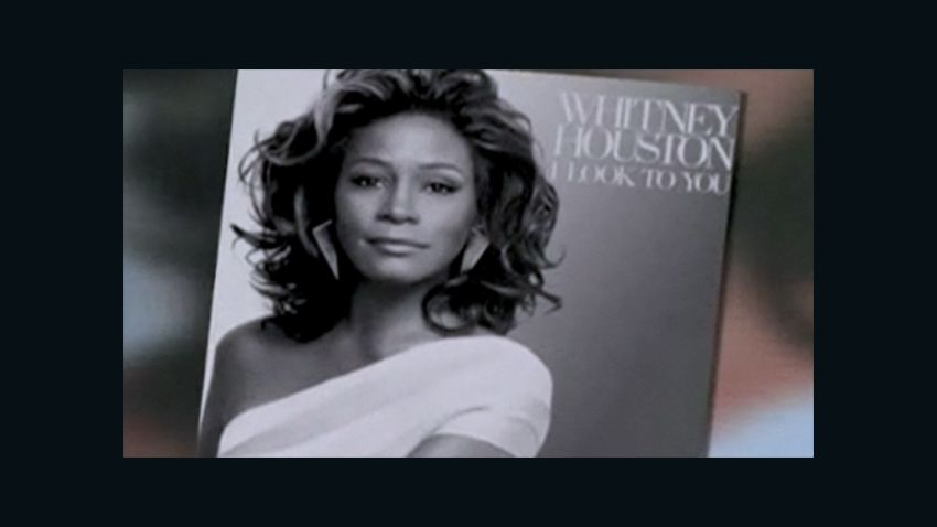 Whitney Houston's 2007 I look to you album cover.