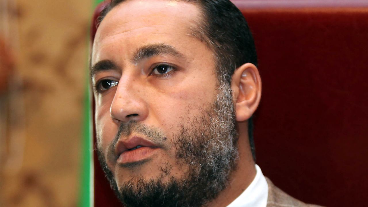 Saadi Gadhafi, pictured in January 2010, is under a travel ban. 