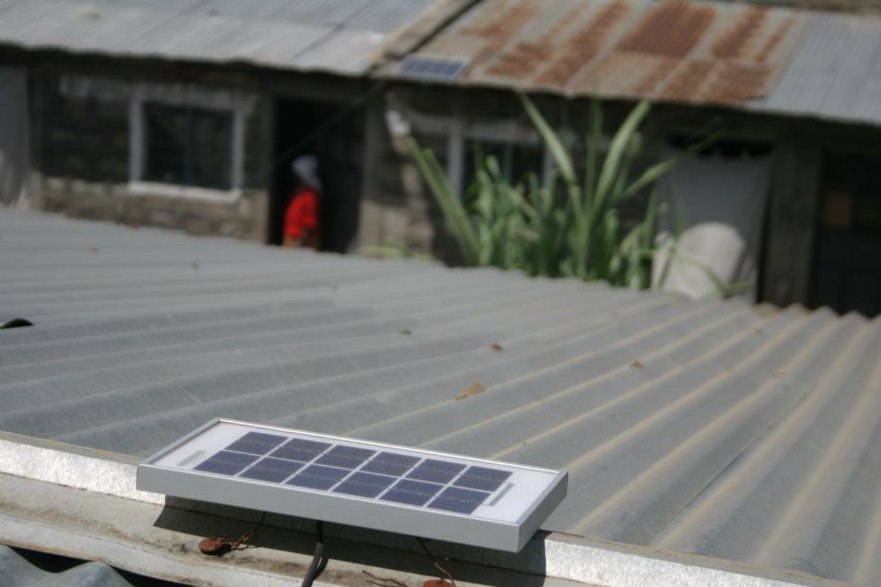 The unique electrification system works by capturing sunlight to charge a 2.5 watt battery during daylight hours.