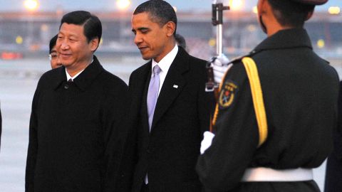 File photo of President Barack Obama meeting then-Vice President Xi Jinping in 2012.