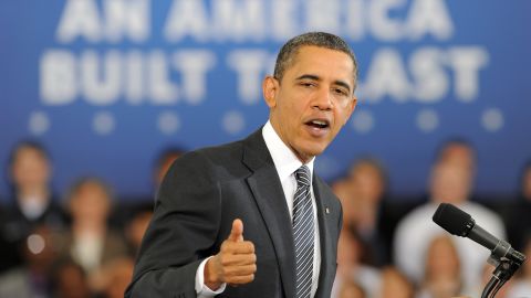 President Obama talks about his 2013 budget at Northern Virginia Community College in Annandale, Virginia, on Monday.