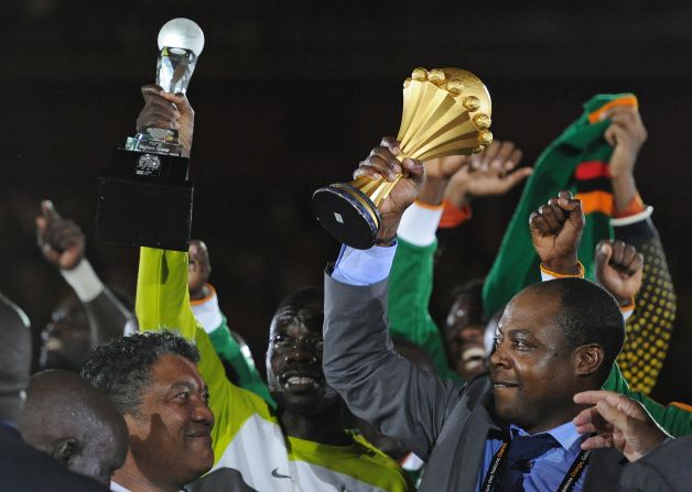 It was a poignant win for Zambia, who lost 18 members of their squad in a plane crash in Gabon in 1993. Kalusha Bwalya, the president of the Football Association of Zambia and one of the surviving members of the squad, was on hand to celebrate with the team.