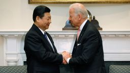 U.S. Vice President Biden holds bilateral meeting with Chinese Vice President Xi Jinping.