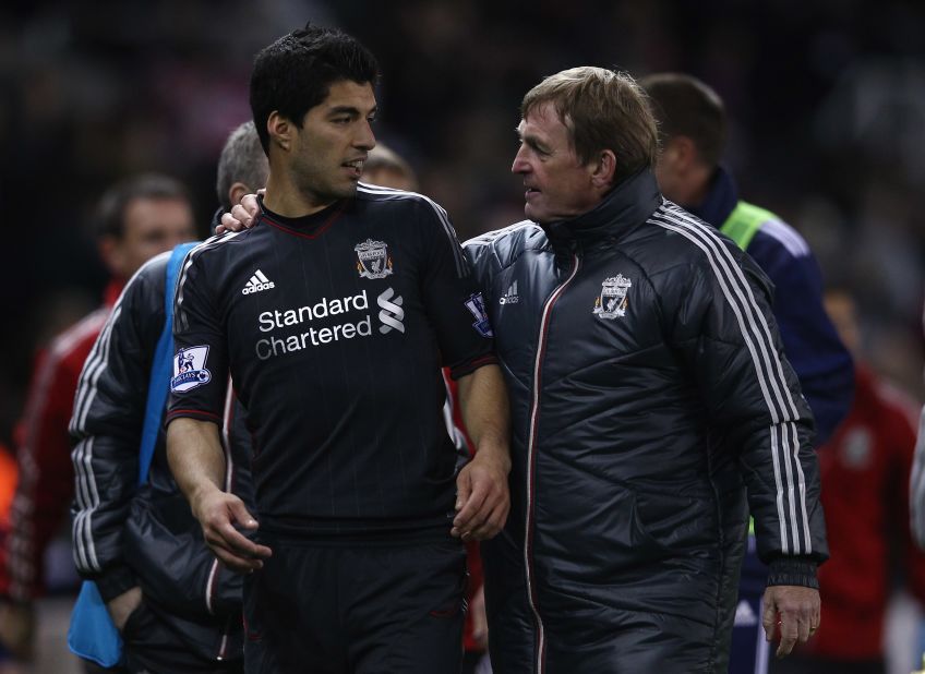 Liverpool's then manager Kenny Dalglish stoutly defended Suarez during the controversy, and it was seen as one of the factors in the club legend losing his job after the 2011-12 season.