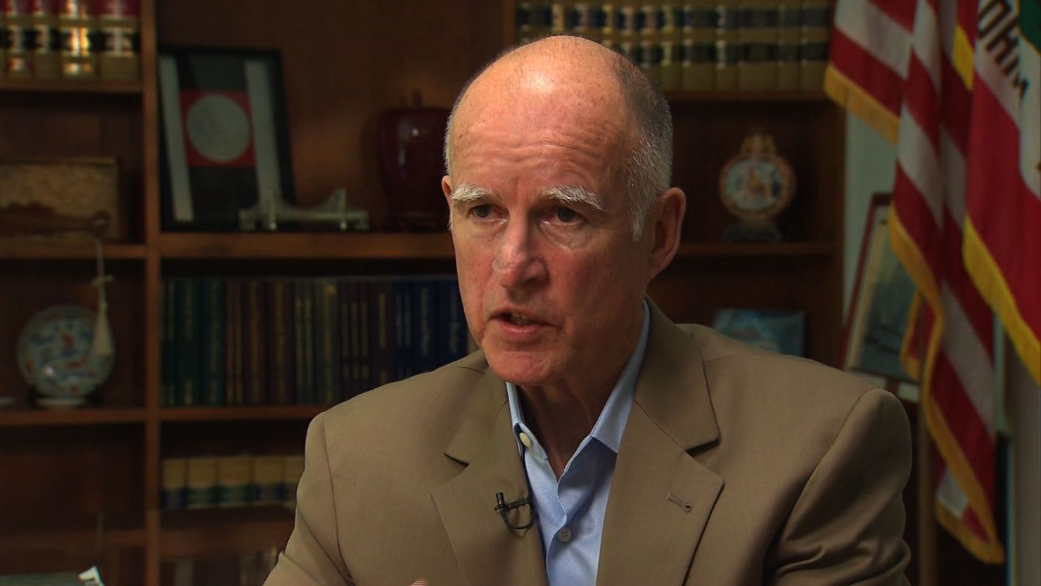 Doctors treating California Gov. Jerry Brown for  prostate cancer his prognosis is excellent.