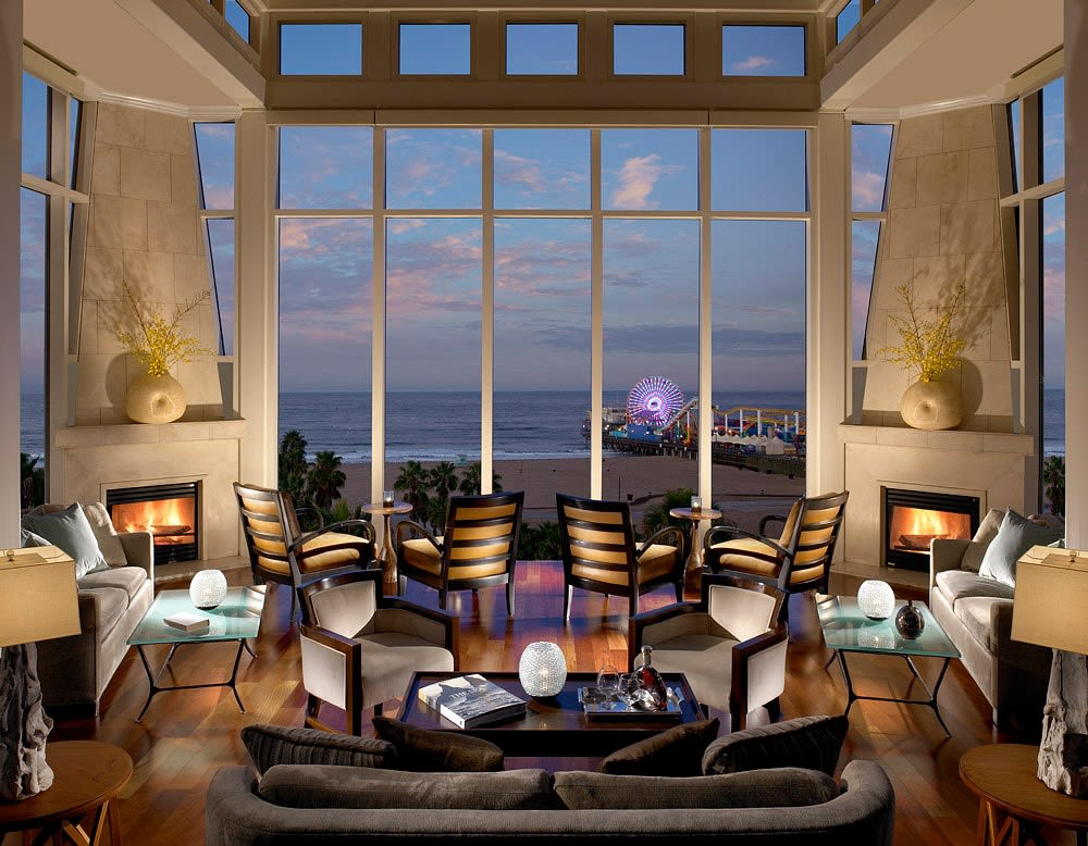 At night, the hotel's fireside lounge provides a cozy perch for contemplating the ocean view.