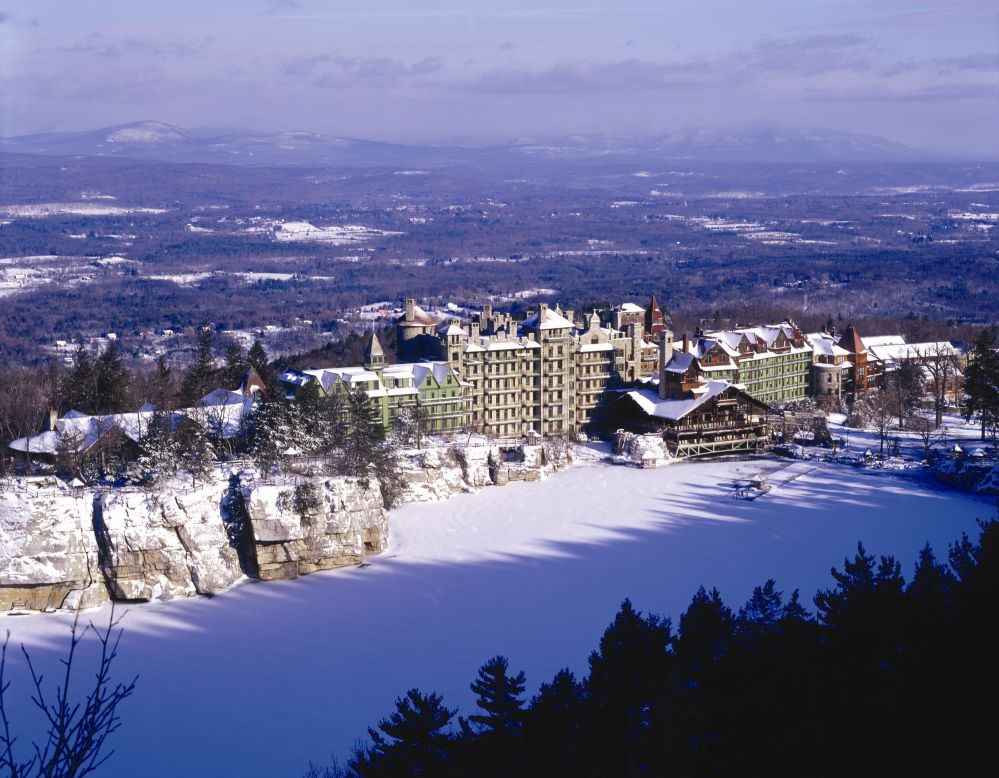 Mohonk Mountain House offers many outdoor winter sports.
