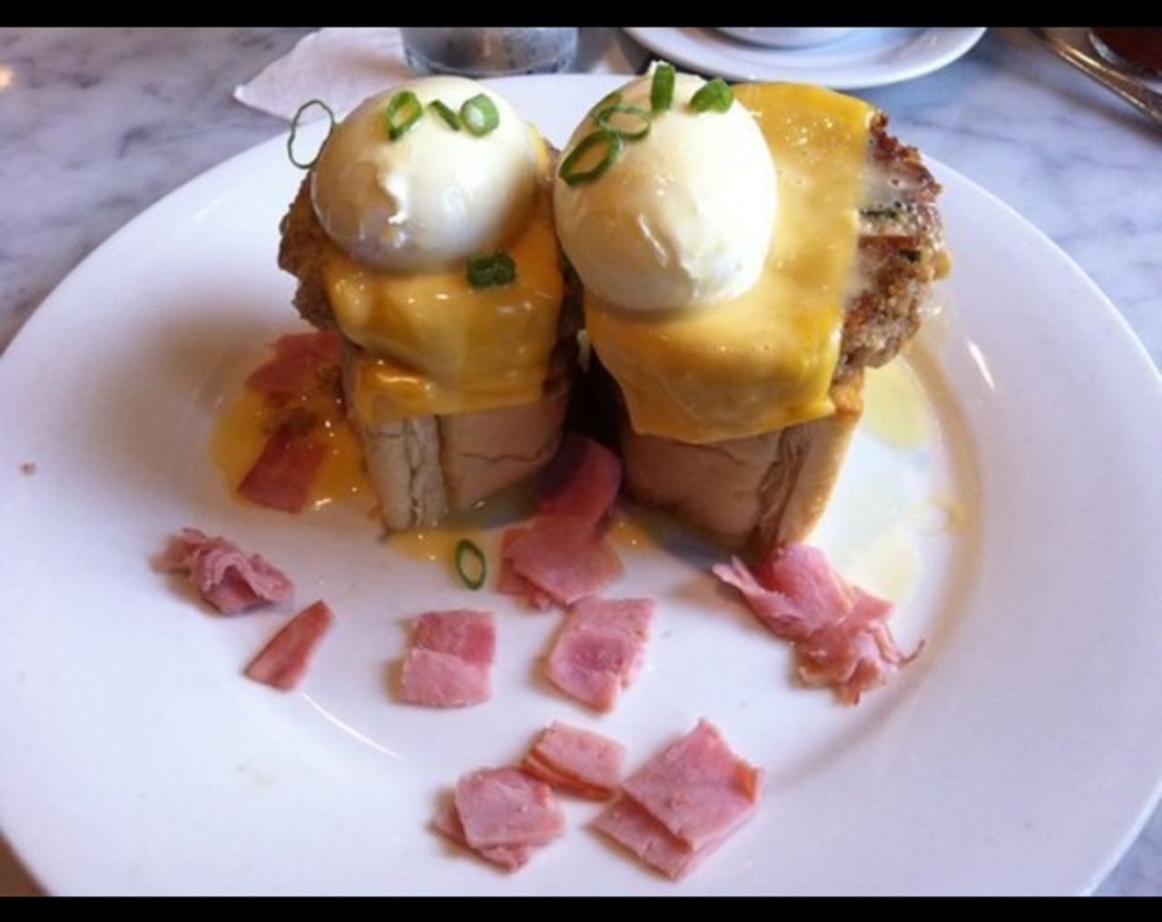 "You're going to discover a VAST array of dishes in New Orleans and all of them are wonderful and MOST of them will either be for dinner or lunch. So, rather than dwell on the obvious, let's talk BREAKFAST for a minute," wrote Edward Slonaker of Corpus Christi, Texas. He heartily recommends the Breaux Bridge benedict at The Stanley on the corner of Jackson Square.
