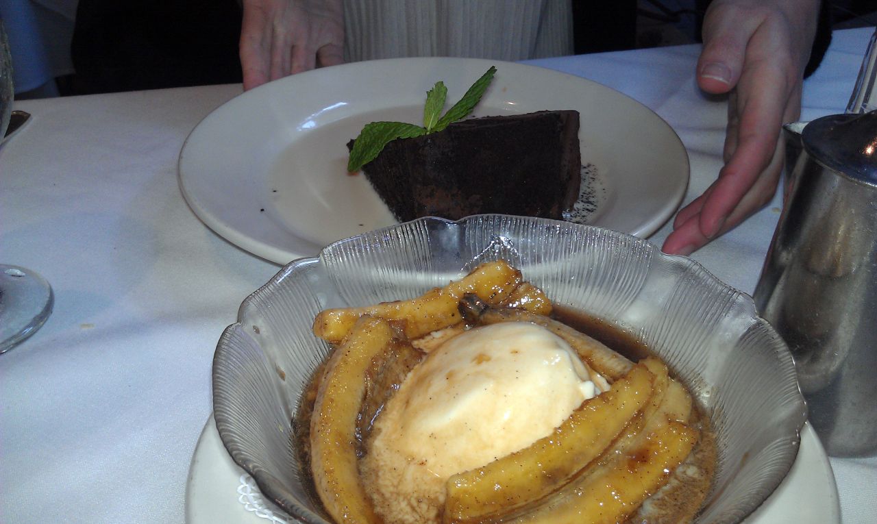 Former New Orleans resident Diane Boyea misses the food, especially bananas Foster from Brennan's. "The bright yellow, sweet bananas are sautéed in butter and brown sugar then flambéed with rum."