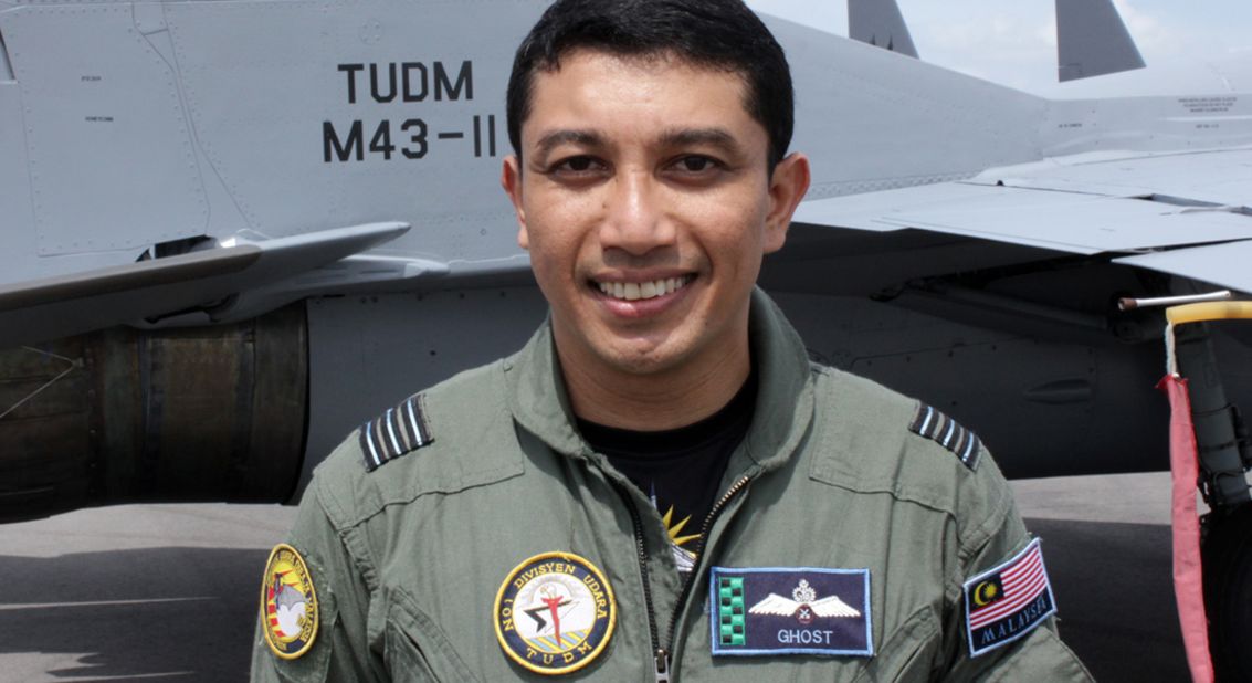 "Ghost" of the Malaysian Air Force crashed his fighter jet in a training accident. 