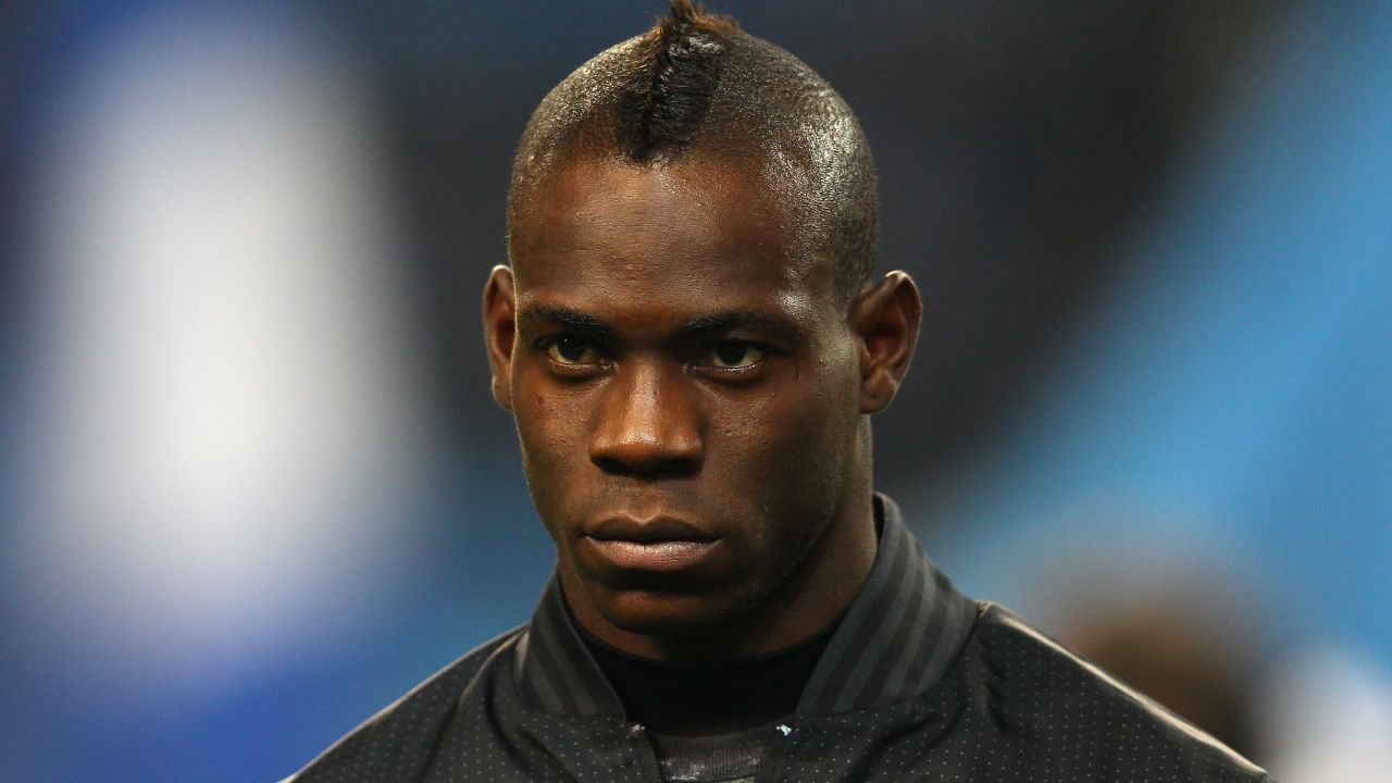 Italian striker Mario Balotelli joined Manchester City from Inter Milan in 2010.
