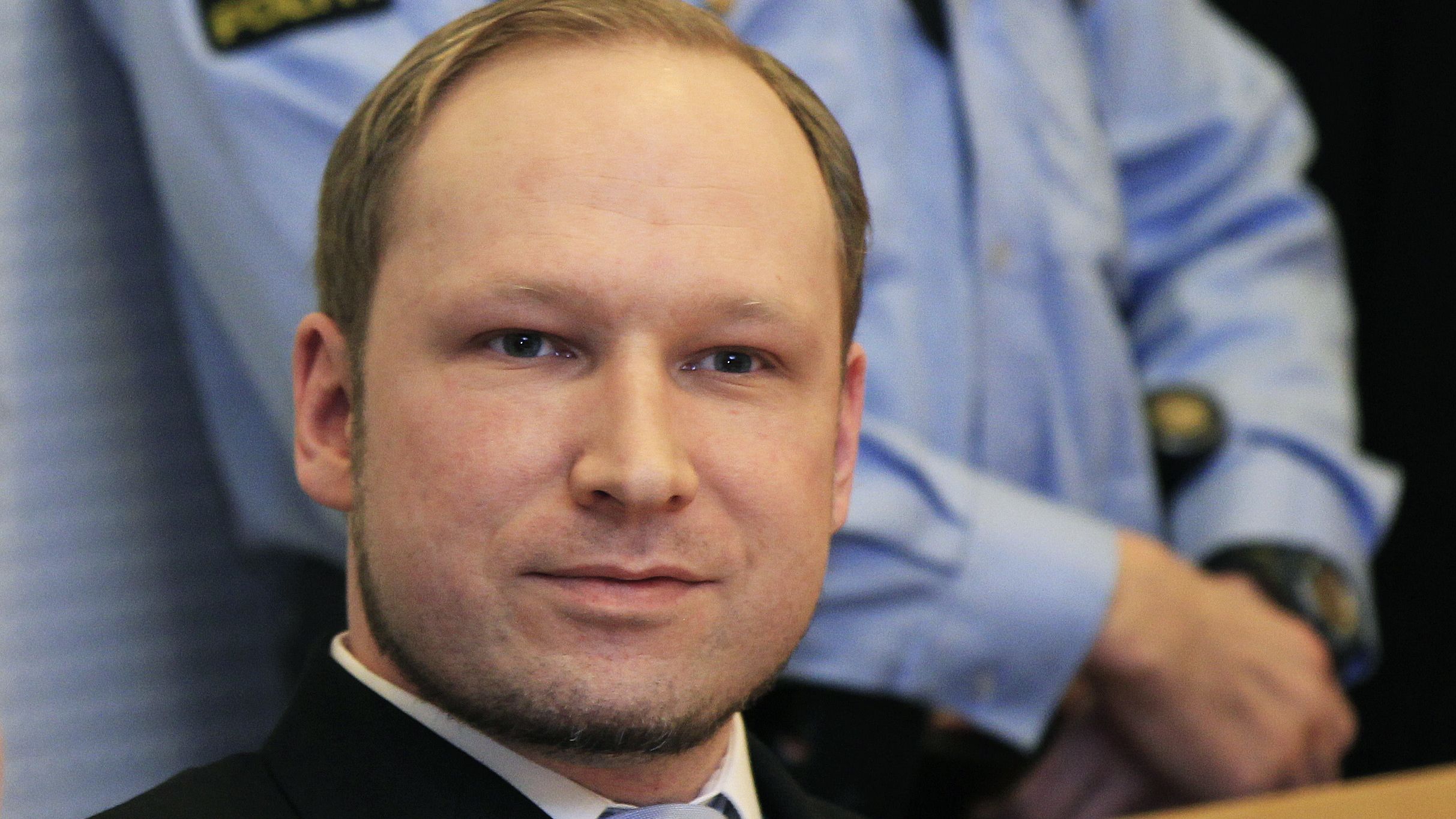  Anders Behring Breivik pictured in court in Oslo in February.