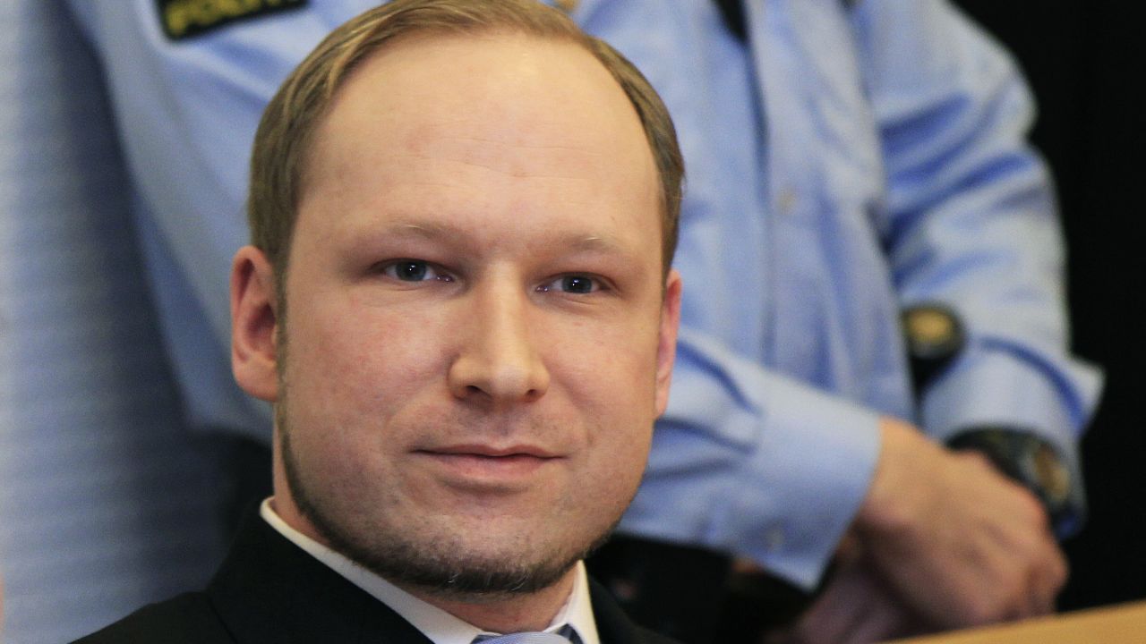 Anders Breivik who went on a bombing and shooting rampage in July in Norway, killing 77 people.