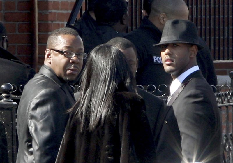 Bobby Brown leaves Houston funeral after spat | CNN