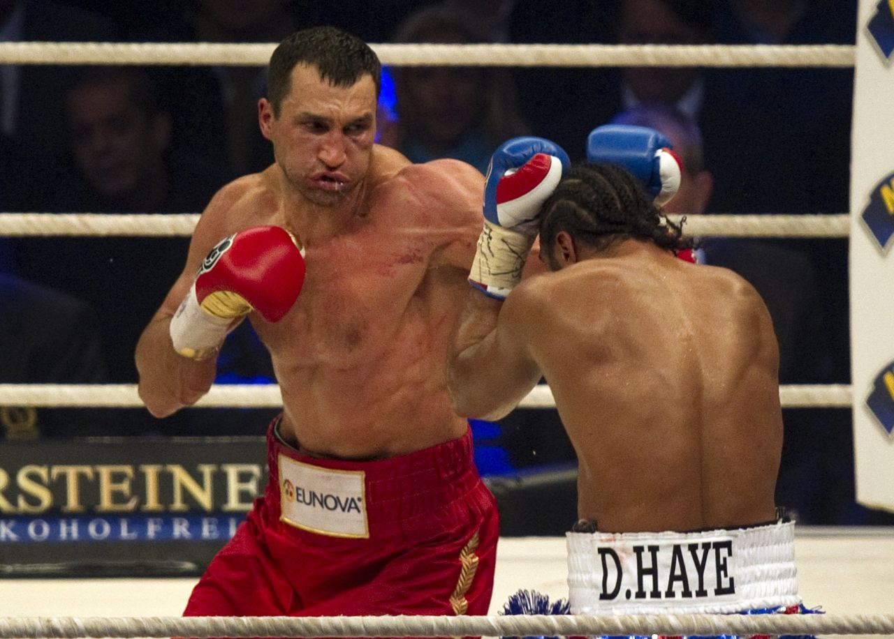 Wladimir instead fought Haye in July 2011, taking the Briton's WBA title and defending his own belts. Haye retired in October after his 31st birthday, but has been angling to fight Vitali.