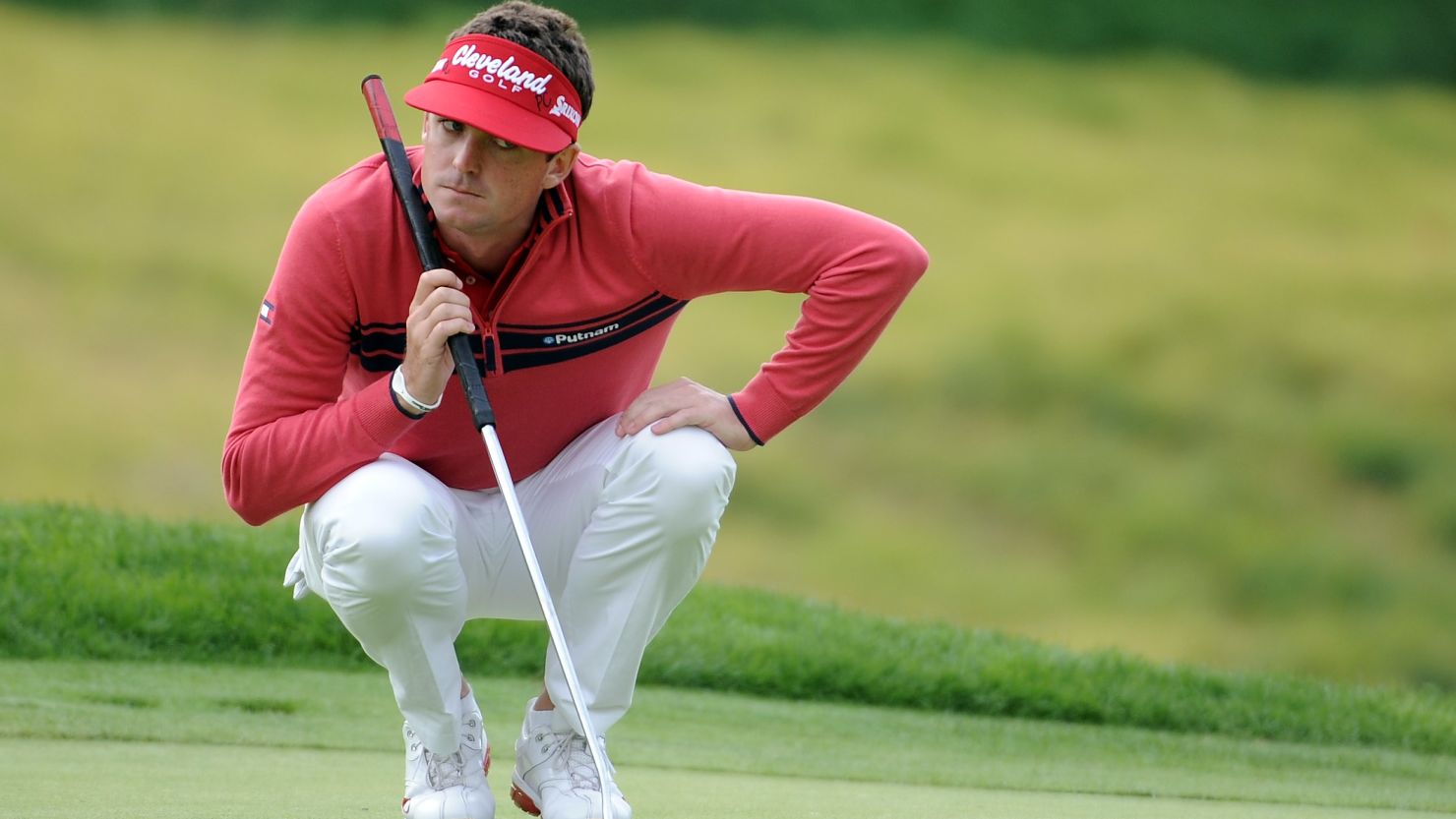 Keegan Bradley's pre-swing spitting has created a social-media storm on Twitter and Facebook.