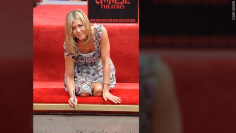 Jennifer Aniston receives a star on the Hollywood Walk of Fame on Wednesday. The actress first came to notice on the hit TV series "Friends" in 1994 and has gone on to star in flicks like "The Good Girl" and "Marley & Me." Aniston will next appear in "Wanderlust" with Paul Rudd, which hits theaters Friday. Here's a look back at some of her memorable moments: