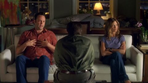 Vince Vaughn and Aniston played a star-crossed couple in 2006's "The Break-Up."