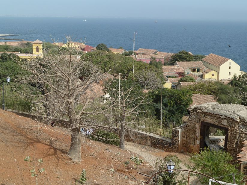 Looking down on Gorée Island is like looking through a time machine. 
