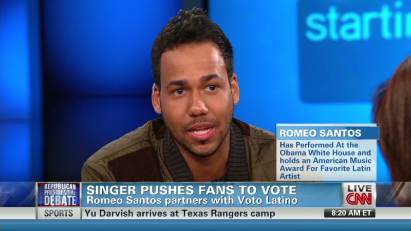 ‘bachata King Gets Out Latino Vote Cnn 7495