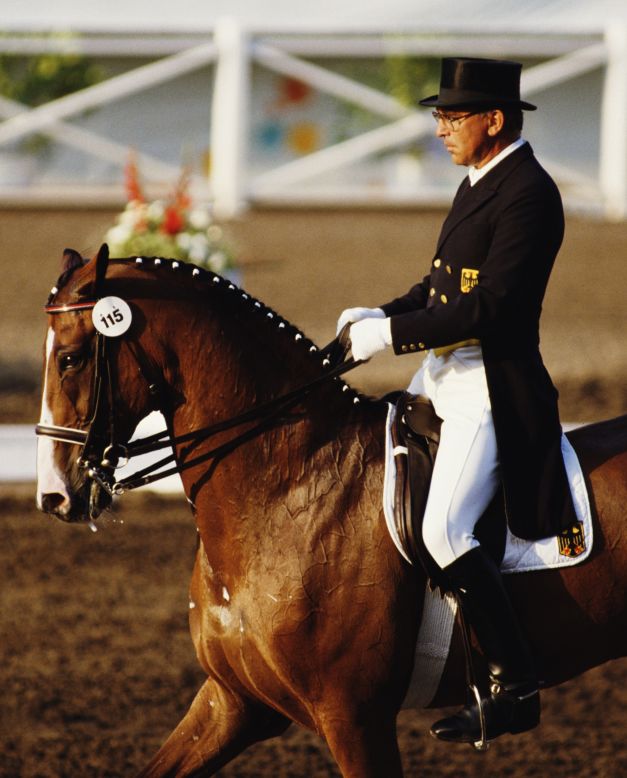 Klimke has followed in the footsteps of her father Reiner, who won an incredible six gold medals for dressage at Olympic Games from 1964 to 1988.