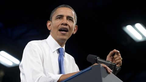 President Barack Obama tells students Thursday that energy is  "one of the major challenges of your generation."