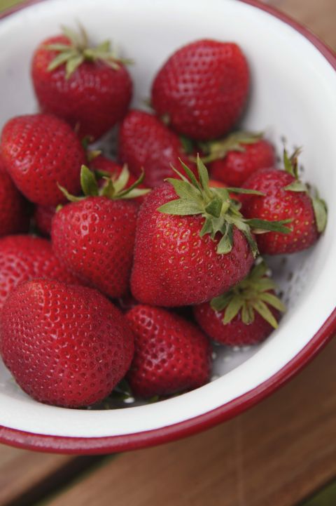 Strawberries are loaded with antioxidants that help your skin repair damage caused by environmental factors like pollution and UV rays.