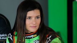 DAYTONA BEACH, FL - FEBRUARY 22: Danica Patrick, driver of the #10 GoDaddy.com Chevrolet, sits in the garage during practice for the NASCAR Sprint Cup Series Daytona 500 at Daytona International Speedway on February 22, 2012 in Daytona Beach, Florida. (Photo by Todd Warshaw/Getty Images for NASCAR) 