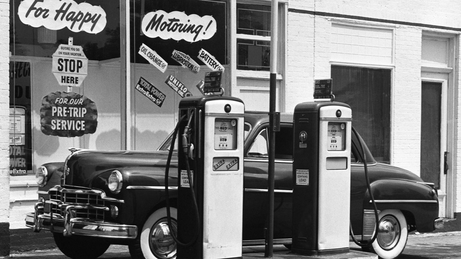 A gallon of gasoline cost around 27 cents in 1950.