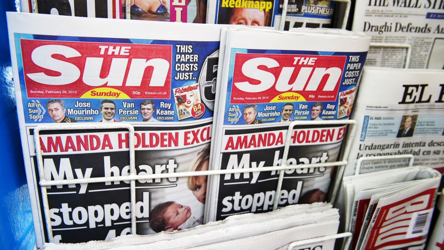 The Sun on Sunday hits Britain's news stands for the first time.
