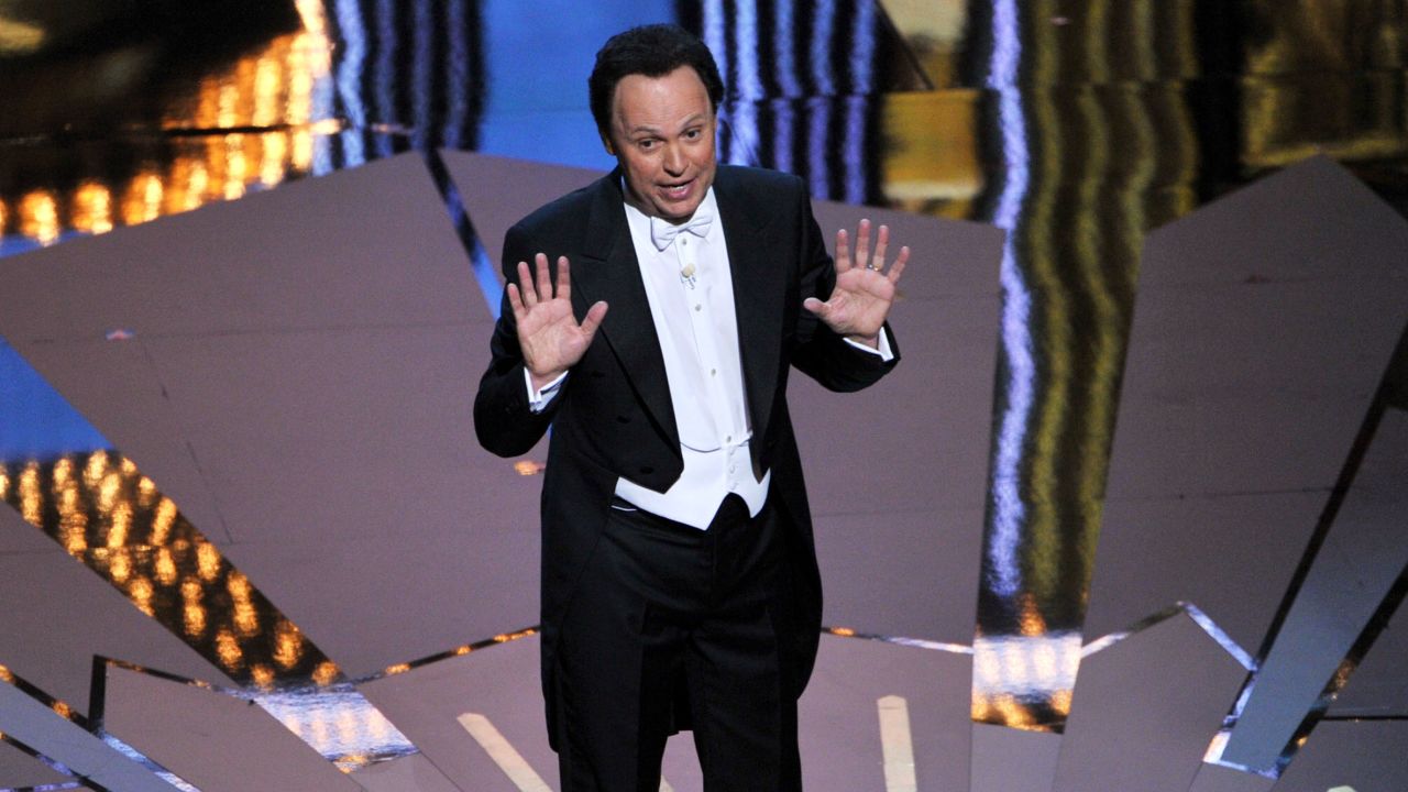 Billy Crystal hosts the 84th annual Academy Awards in Los Angeles on February 26, 2012.