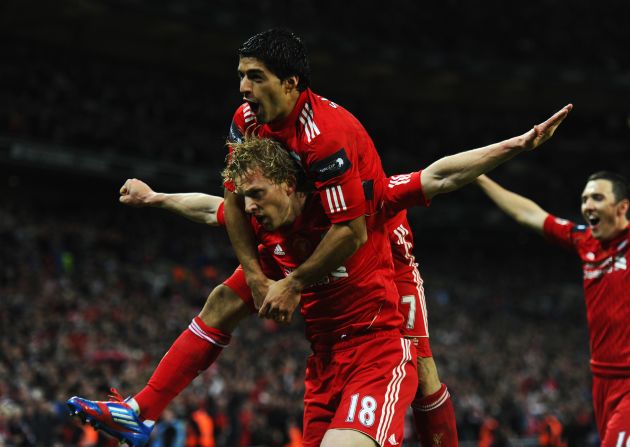 Substitute Dirk Kuyt thought he had won the match for Liverpool when he found the back of the net with 12 minutes to play.