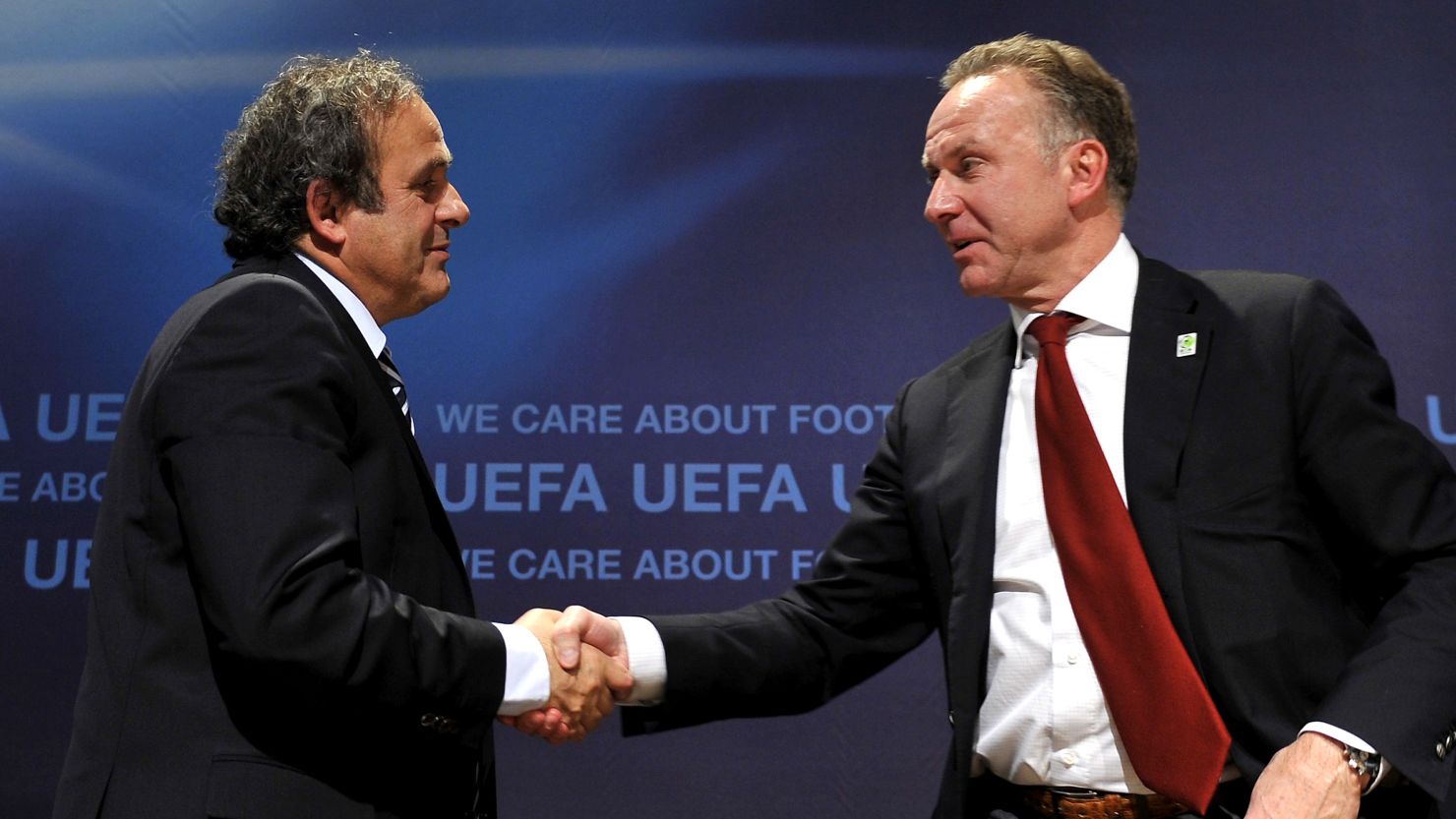 UEFA president Michel Platini (left) and ECA chairman Karl-Heinz Rummenigge have reached an agreement.