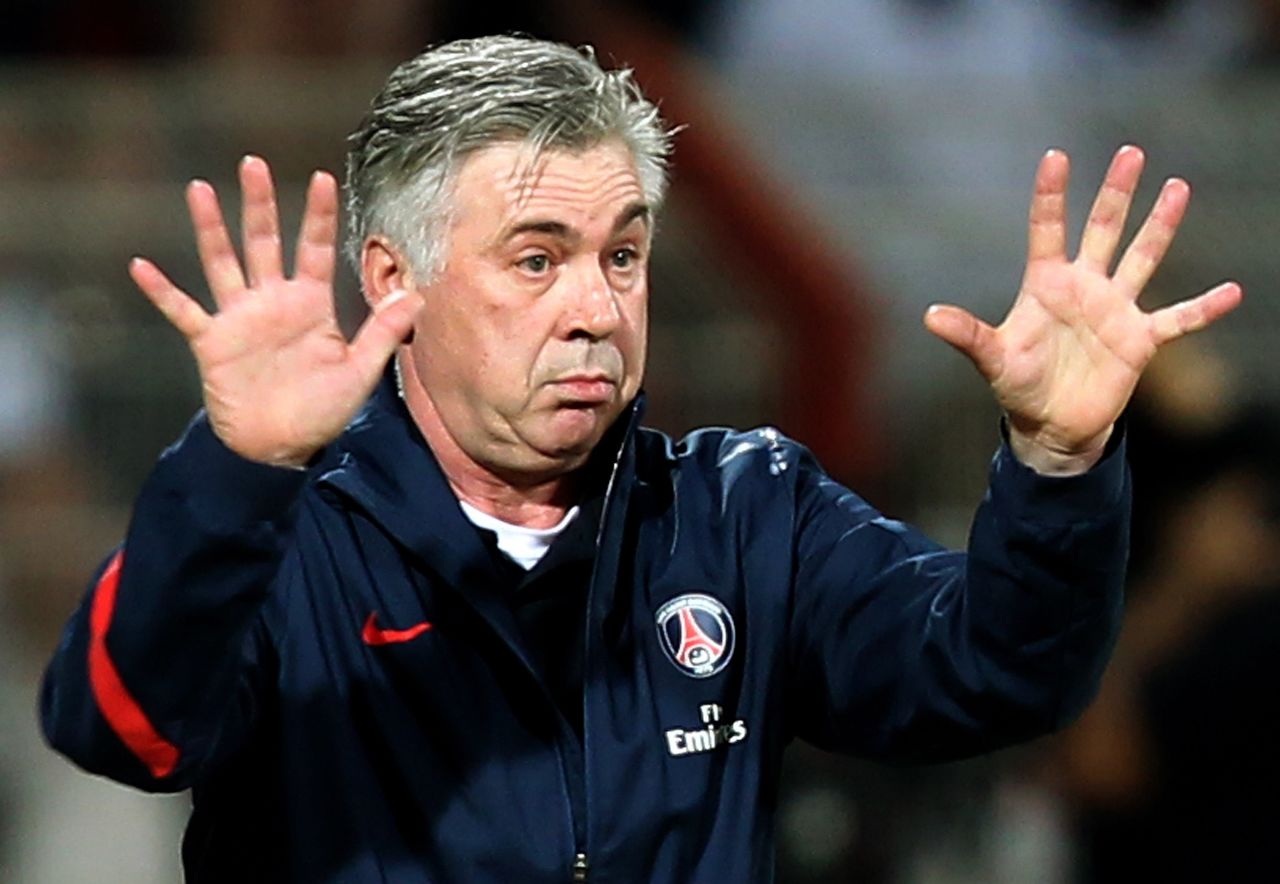 PSG appointed former Juventus and Chelsea coach Carlo Ancelotti in December in a bid to secure the club's first French league title since 1994. The vastly experienced Italian has won the presitgious European Champions League twice with AC Milan.