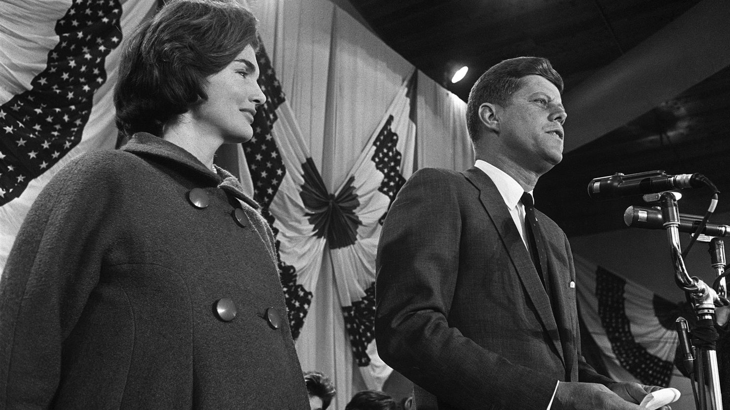 JFK campaigns for president with Jackie in 1960 when, Michael Wolraich says, evangelicals feared he was the pope's agent.