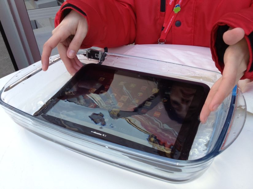 Japanese electronics firm Fujitsu relies on waterproof seals to keep its tablets dry.