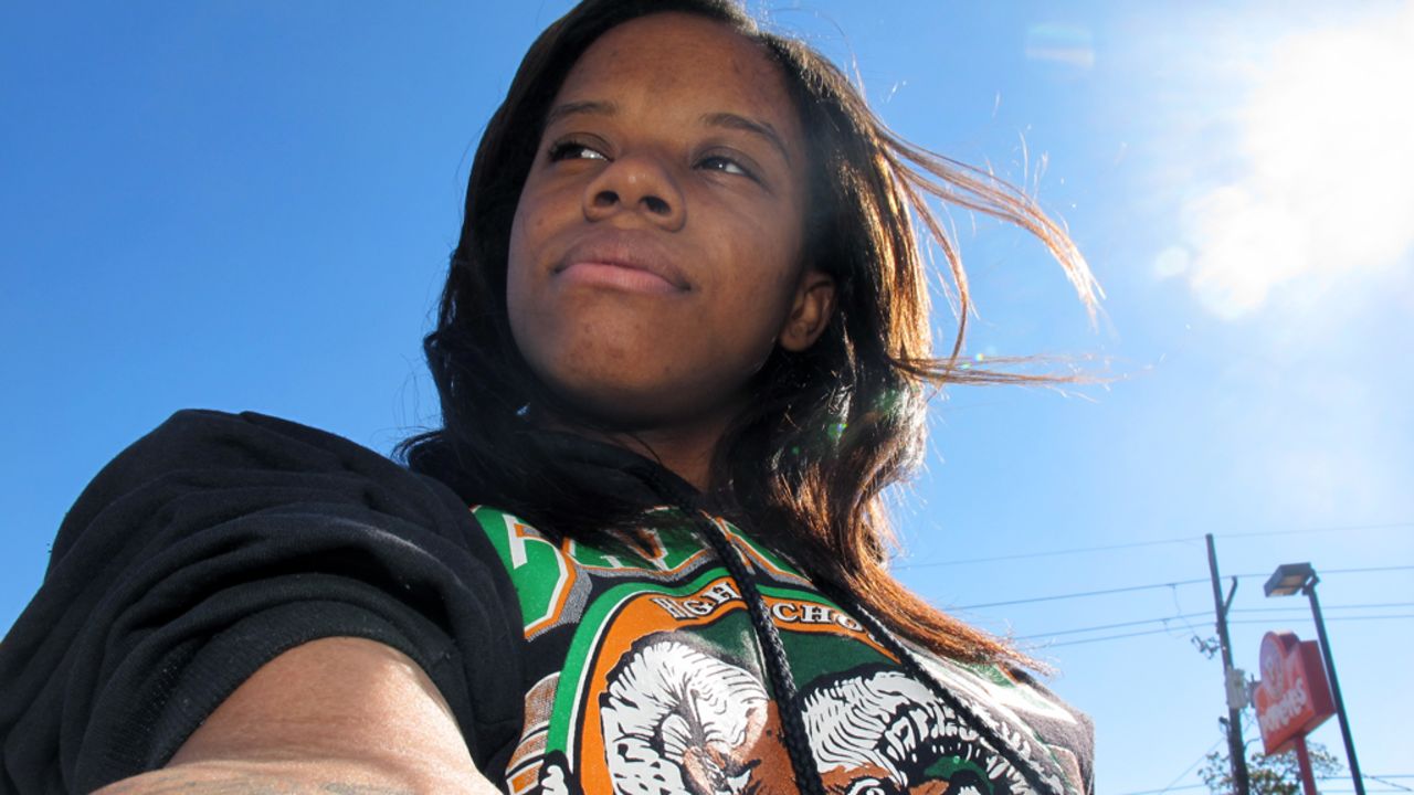 Davis, 18, says she can't sleep at night these days, nor can her brother.