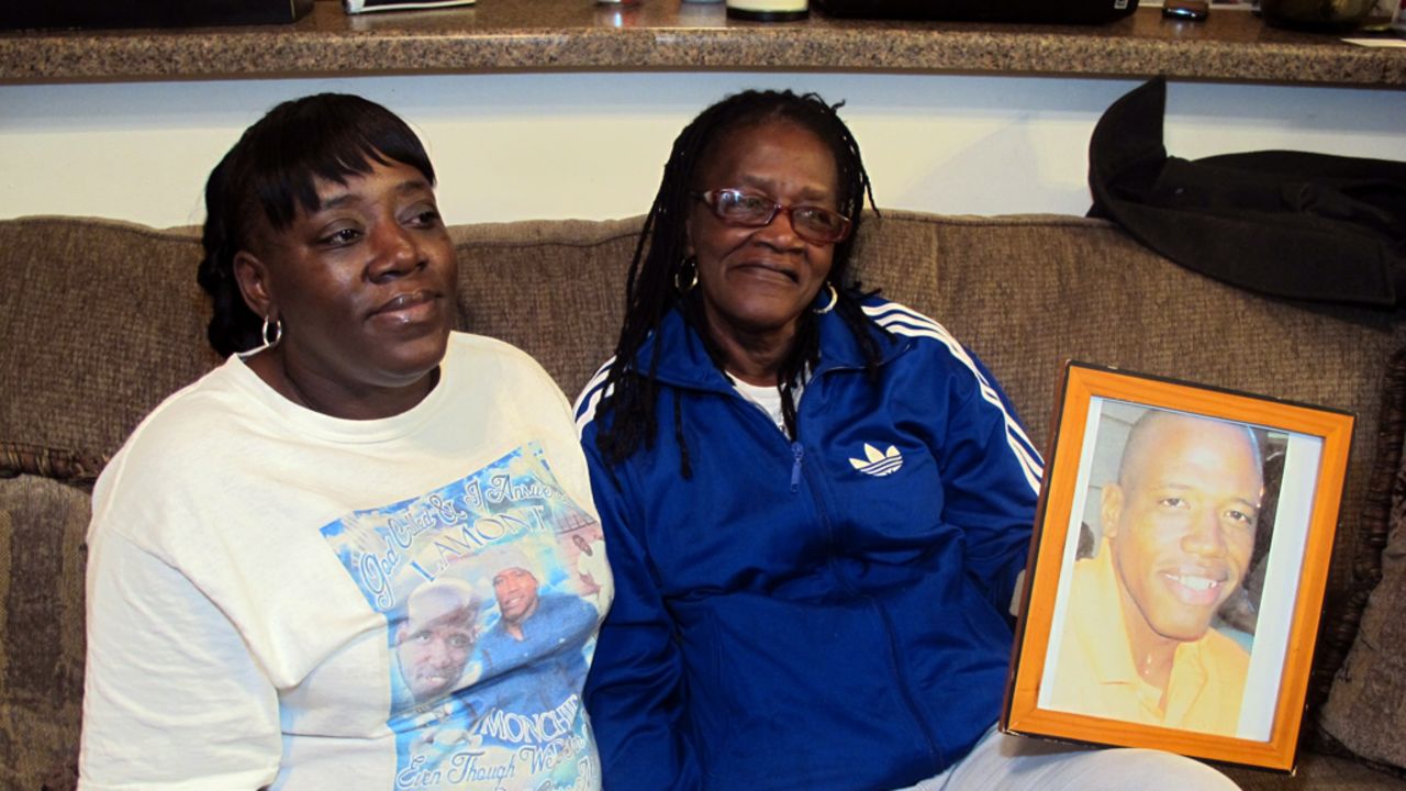 Althea Phillips and her daughter, Yvonne, talk about the death of Althea's fourth son, Lamont.