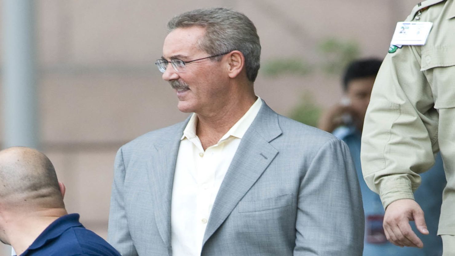 Financier Robert Allen Stanford leaves the Bob Casey Federal Building and Courthouse June 26, 2009, in Houston, Texas. 