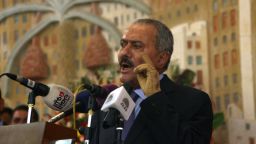 Former Yemeni President Ali Abdullah Saleh in 2012