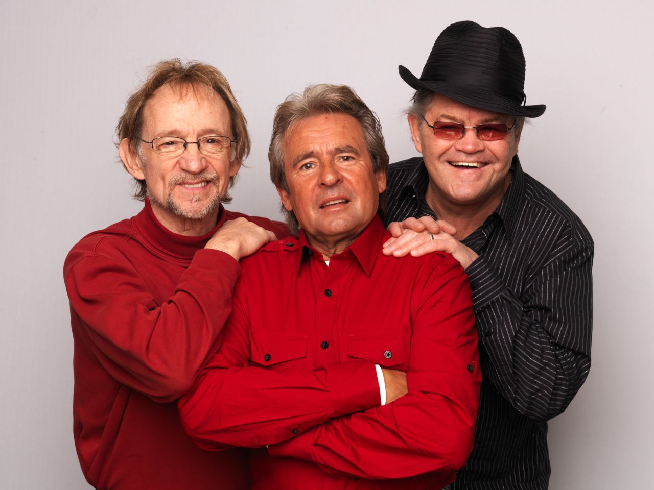 Tork, from left, Jones and Dolenz pose during a portrait session to announce the band's 45th anniversary tour  in London in 2011.