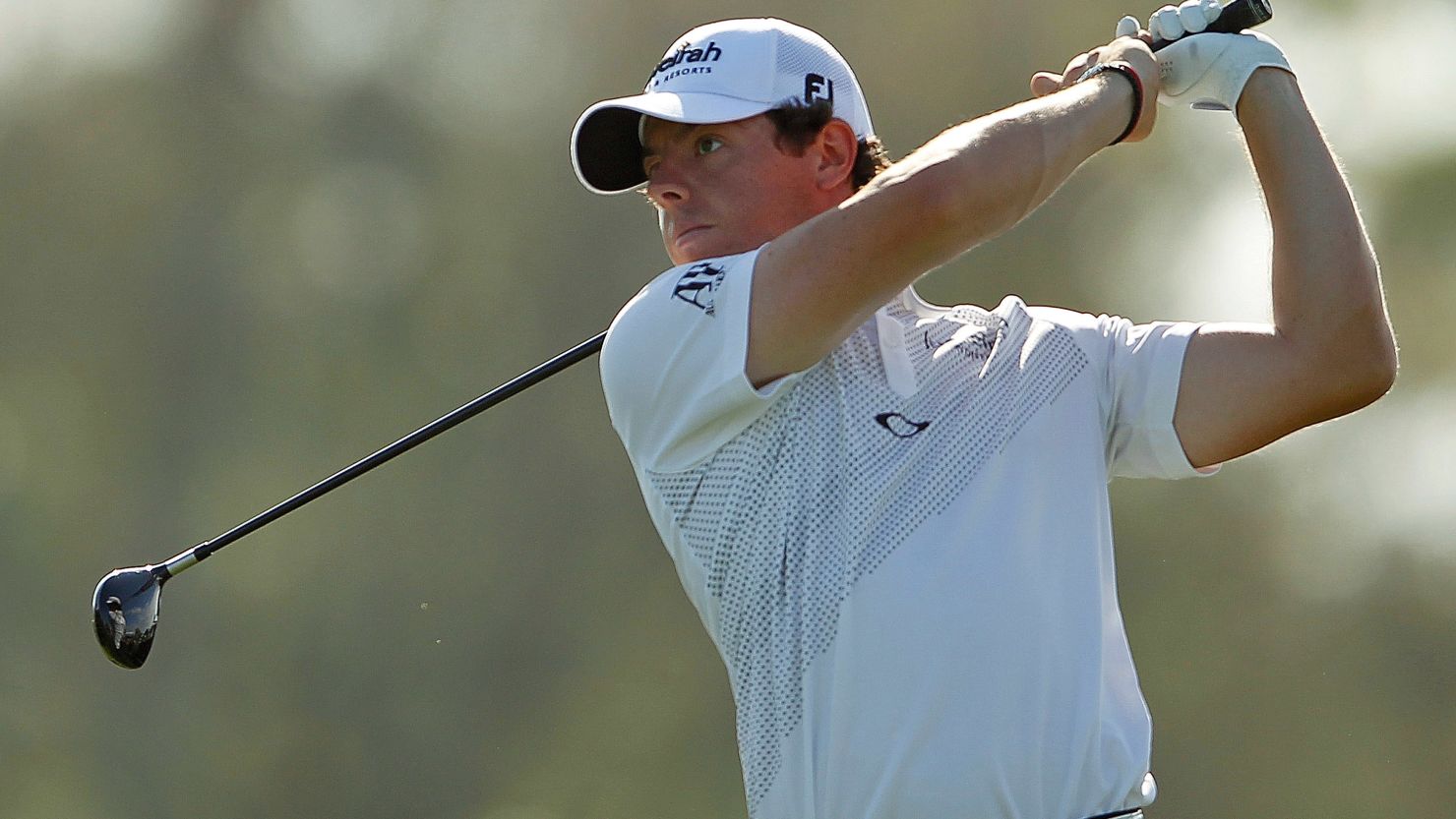 Rory McIlroy tees off during his opening round  66 at the Honda Classic in Florida. 