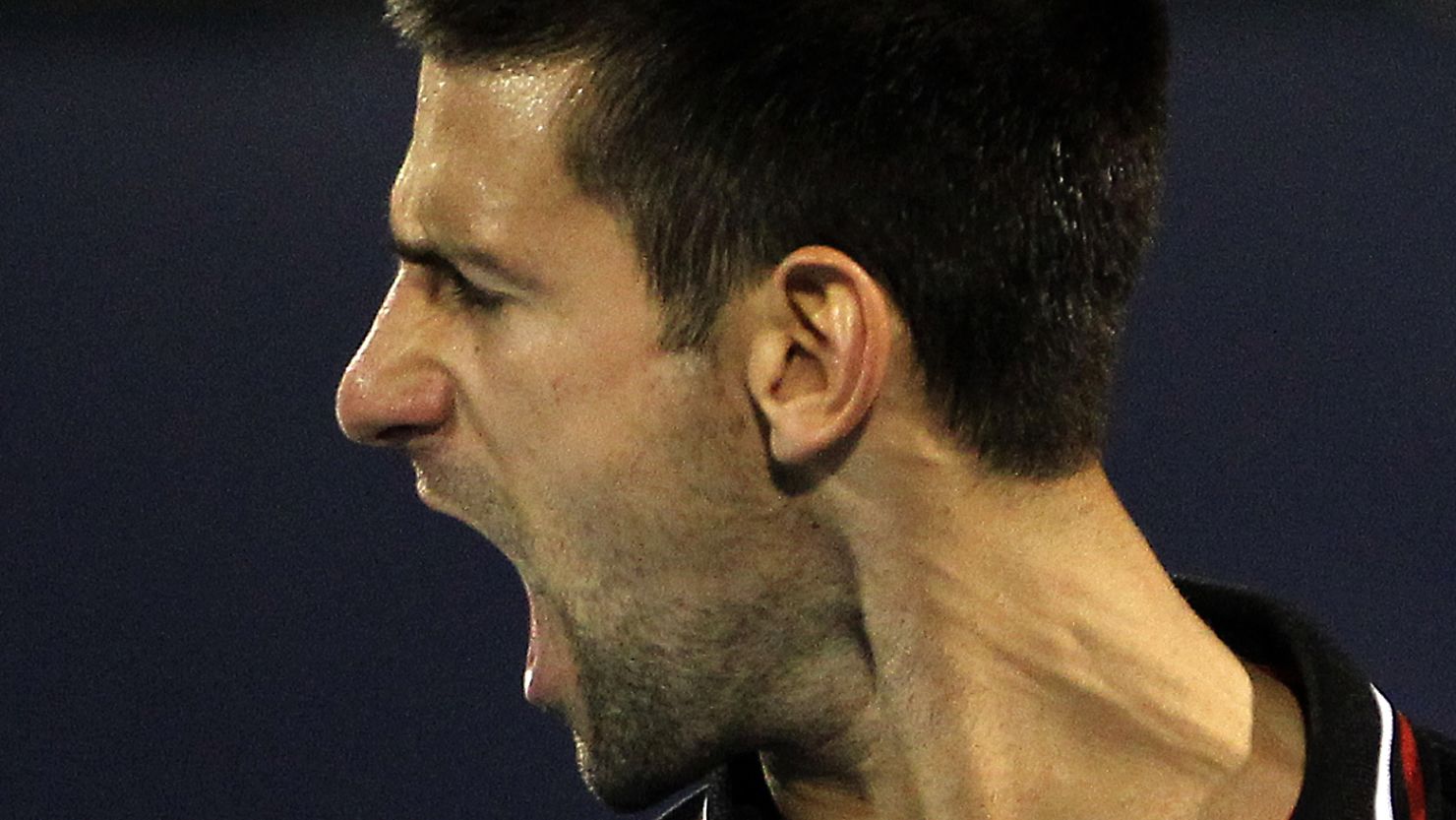 Novak Djokovic faced a tough battle against his Serbian rival Janko Tipsarevic in Dubai.