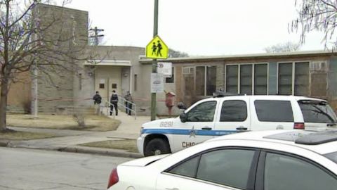 Two students were stabbed, one fatally, inside the front door of  AMIkids Infinity School on Thursday.
