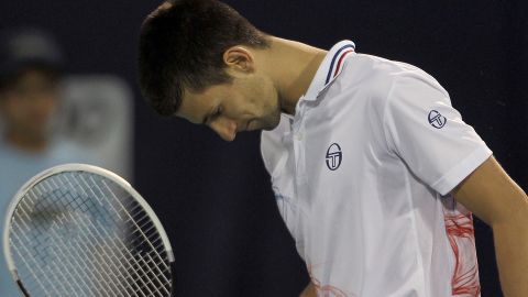 Serbia's world No. 1 Novak Djokovic had won the ATP Tour's Dubai tournament for the past three years.