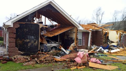 A tornado touched down in Madison County, Alabama, on Friday, causing widespread damage. The powerful storm system is moving across the United States, causing tornadoes from Alabama to Indiana and threatening more destruction. In Indiana, at least five deaths were reported.