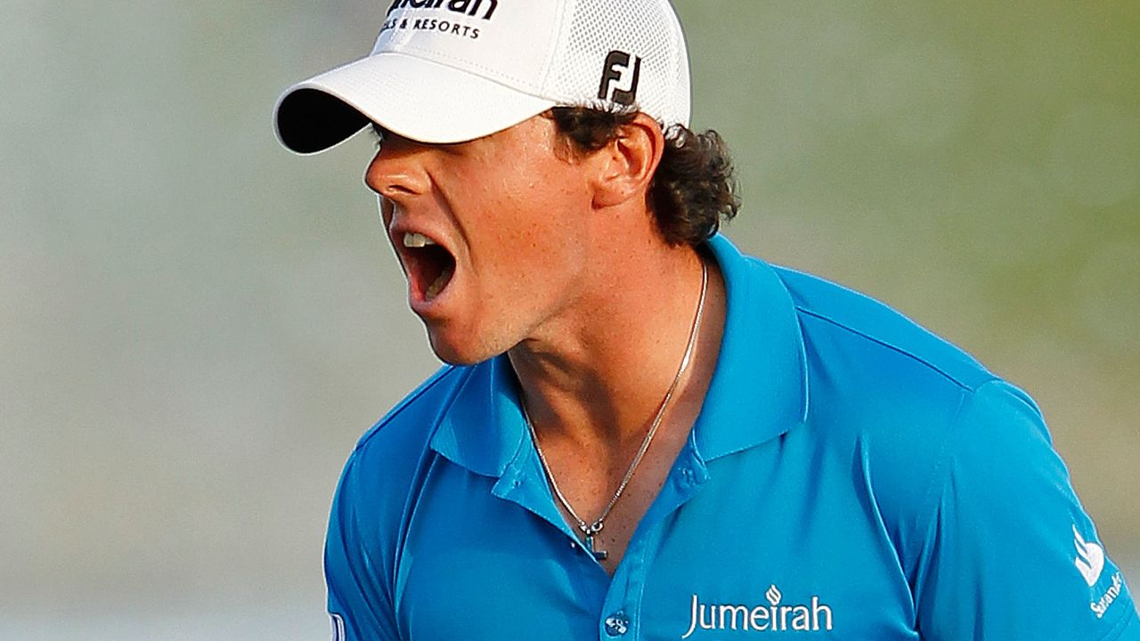 Rory McIlroy shows what it means to be new world no 1 after holing his winning putt at the Honda Classic. 
