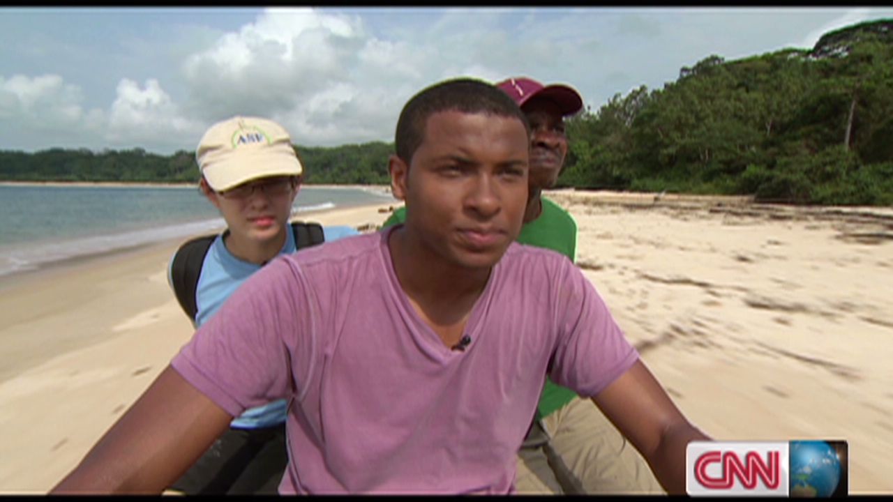 exp inside africa gabon leatherback turtles b_00054201