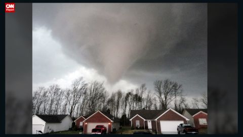 iReporter Kevin Welz captured this image of the Henryville tornado as it touched down on Friday night.