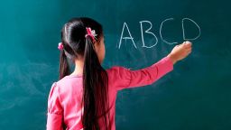 elementary student chalkboard abcd adhd